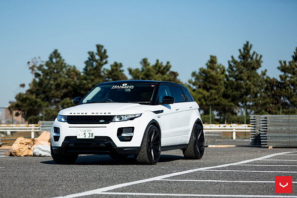 Фото дисков Vossen CVT Черный сатин на Land Rover Range Rover Evoque I
