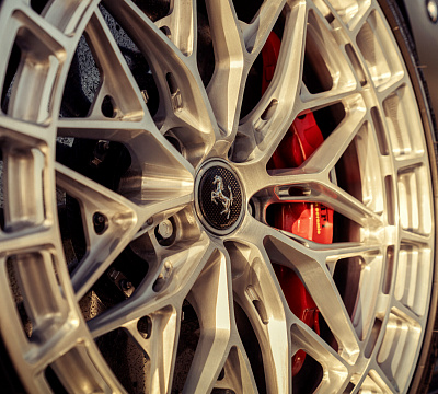 Фото дисков Vossen LC3-02 на Ferrari F8