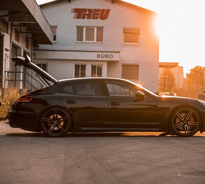Фото дисков Vossen HF-1 на Porsche Panamera I