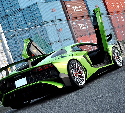 Фото дисков Anrky AN10 на Lamborghini Aventador
