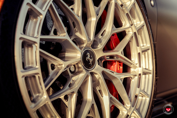 Фото дисков Vossen LC3-02 Глянцевый лак на Ferrari F8