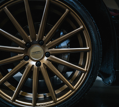 Фото дисков Vossen VFS-2 на Tesla Model 3