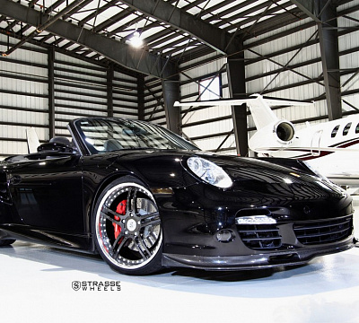 Фото дисков Strasse Wheels SP5 Signature на Porsche 911 VI