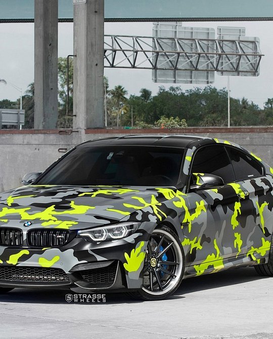 Фото дисков SV1 Deep Concave FS Черный матовый на BMW 4/M4 (F32/F82)
