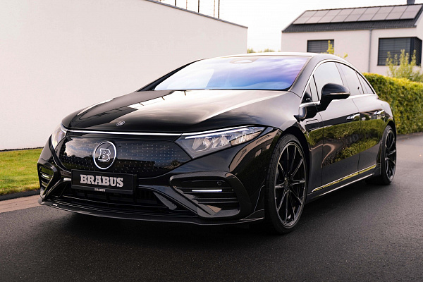 Фото дисков BRABUS Monoblock Z (Platinum Edition) Черный глянец на Mercedes-Benz EQS