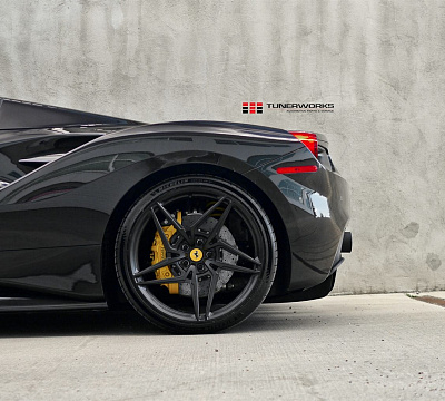 Фото дисков Anrky S1-X3 на Ferrari 488