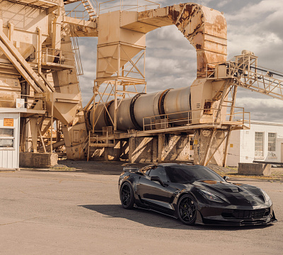 Фото дисков Vossen EVO-4R (3-Piece) на Chevrolet Corvette C7
