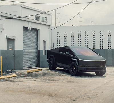 Фото дисков Vossen LC3-11 на Tesla Cybertruck