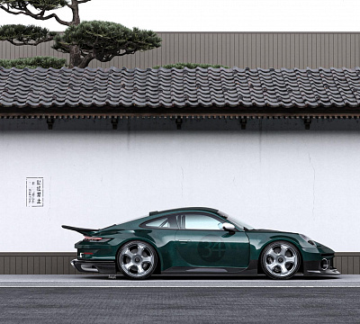 Фото дисков Brixton Forged TR06 на Porsche 911 VIII