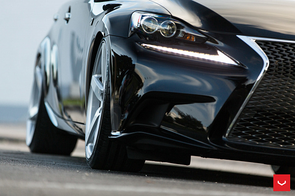 Фото дисков Vossen CV3 Серебро на Lexus IS II