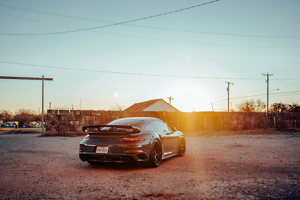 Фото дисков Strasse Wheels SM5RT Deep Concave Duoblock Черный сатин на Porsche 911 VII