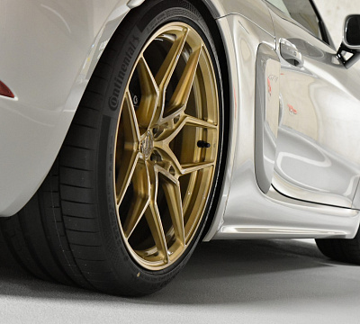 Фото дисков Anrky S1-X4 на Porsche Cayman III