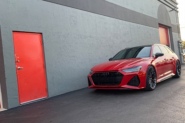 Фото дисков Anrky AN10 Глянцевый темный лак на Audi A/RS 6 (C8)