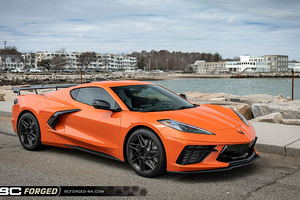 Фото дисков BC Forged EH177 Глянцевый темный лак на Chevrolet Corvette C8
