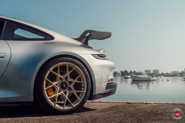 Фото дисков Vossen S21-07 Глянцевая шампань на Porsche 911 VIII