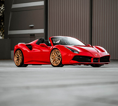 Фото дисков Brixton Forged CM6-R на Ferrari 488