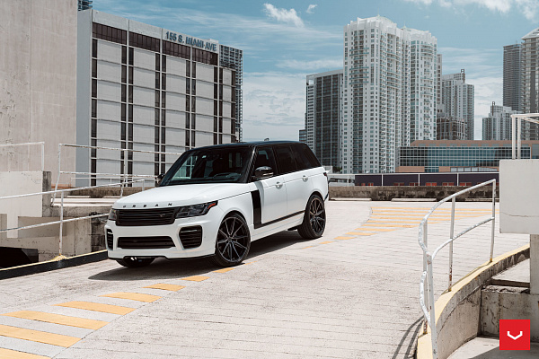 Фото дисков Vossen HF-3 Глянцевый темный лак на Land Rover Range Rover IV