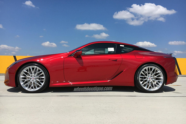 Фото дисков HRE P200 Глянцевый лак на Lexus LC 500