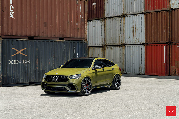 Фото дисков Vossen HF-5 Черный глянец на Mercedes-Benz GLC (X253, C253)