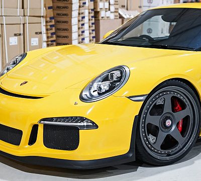 Фото дисков HRE 305 на Porsche 911 VII