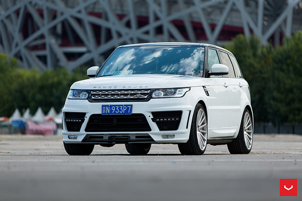 Фото дисков Vossen VFS-2 Серебро на Range Rover Sport II