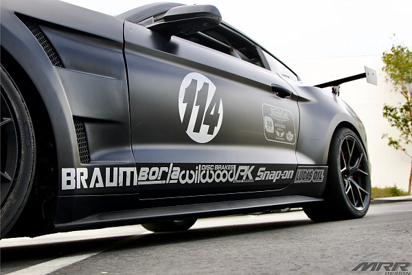 Фото дисков MRR FS06 Черный сатин на Ford Mustang VI