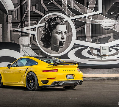 Фото дисков HRE RC100 на Porsche 911 VII