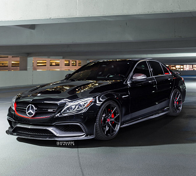 Фото дисков Strasse Wheels SM5R Deep Concave Monoblock на Mercedes-Benz C-Class (W205)