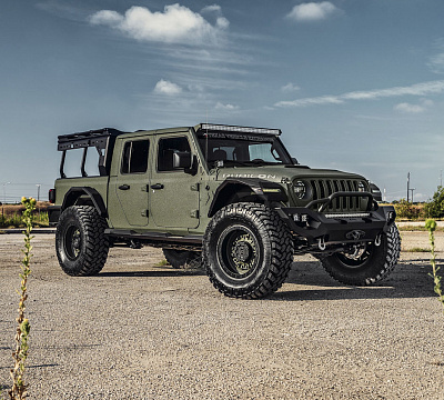 Фото дисков Black Rhino ABRAMS на Jeep Gladiator II (JT)