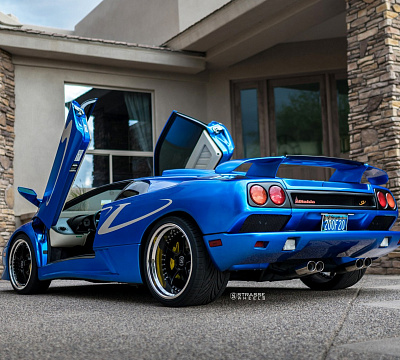 Фото дисков Strasse Wheels S5 Performance на Lamborghini Diablo