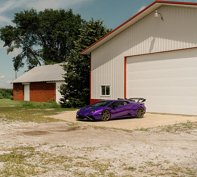 Фото дисков Vossen EVO-3R на Lamborghini Huracan