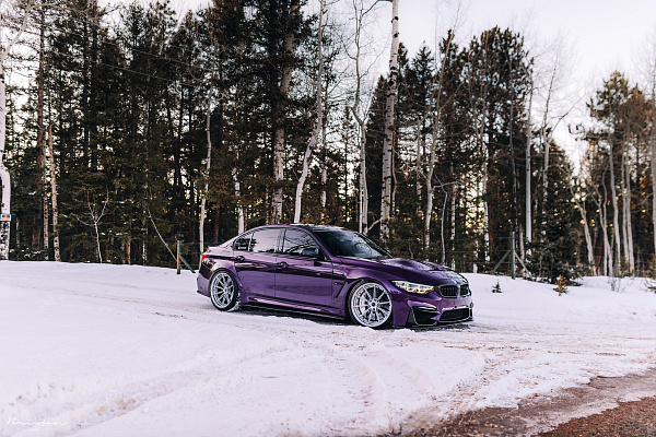 Фото дисков Brixton Forged R11-R Сатиновый лак на BMW 3/M3 (F3x/F80)