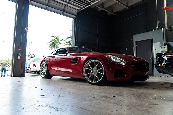Фото дисков Anrky AN12 Глянцевый лак на Mercedes-Benz AMG GT I