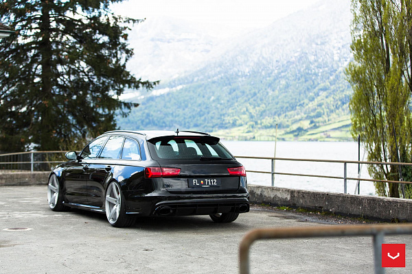 Фото дисков Vossen CV3 Серебро на Audi A/RS 6 (C7)