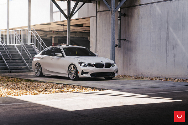 Фото дисков Vossen HF-4T Полированный лак на BMW 3/M3 (G2x/G80)