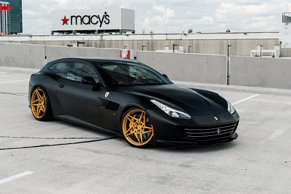 Фото дисков Anrky S1-X3 Сатиновое золото на Ferrari GTC4Lusso