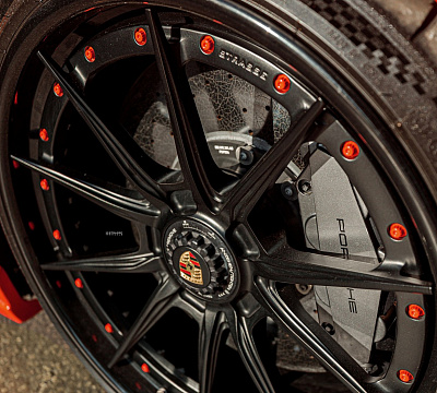 Фото дисков Strasse Wheels SV10 Deep Concave Duoblock на Porsche 911 VIII