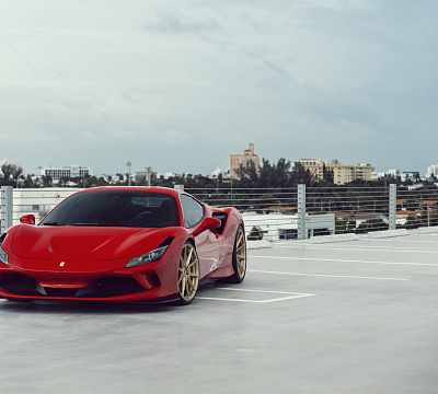 Фото дисков Vossen EVO-2 на Ferrari F8