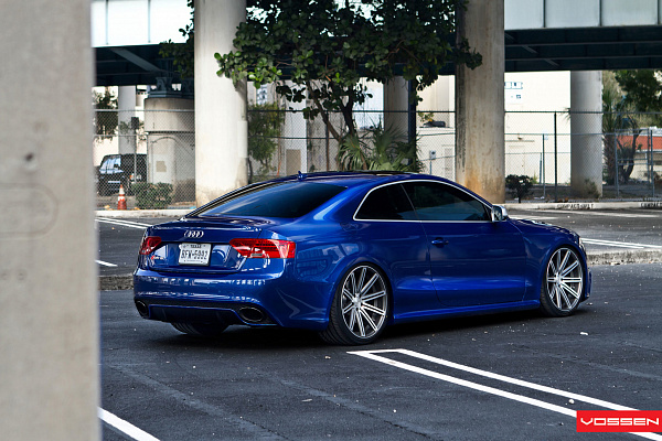 Фото дисков Vossen CV4 Алмазная проточка на Audi A/S/RS 5 (8T)