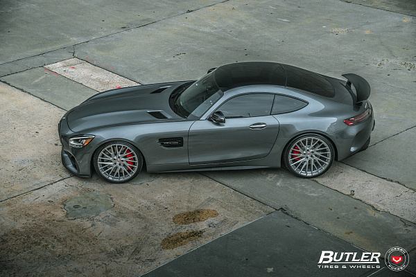 Фото дисков Vossen EVO-6T Глянцевый лак на Mercedes-Benz AMG GT I