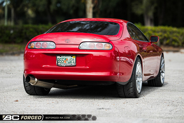 Фото дисков BC Forged HCA381 Глянцевый лак на Toyota Supra A80