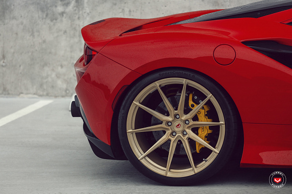 Фото дисков Vossen EVO-2 Глянцевая шампань на Ferrari F8