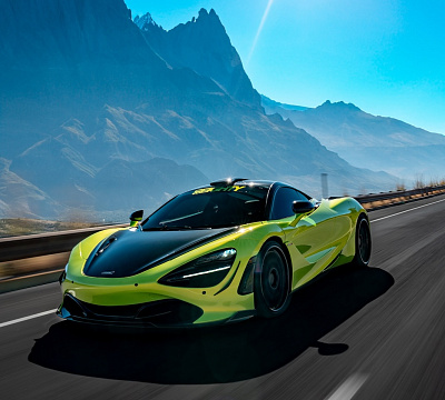 Фото дисков Strasse Wheels SV10M Deep Concave FS на McLaren 720S