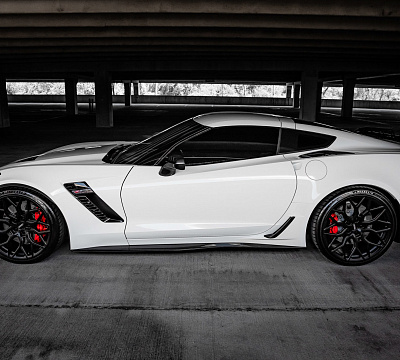 Фото дисков Vossen HF-2 на Chevrolet Corvette C7