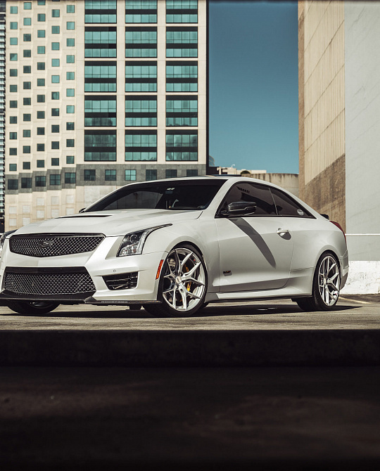 Фото дисков HF-5 Серебро на Cadillac ATS