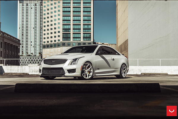Фото дисков Vossen HF-5 Серебро на Cadillac ATS