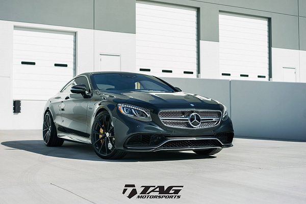 Фото дисков HRE P204 Черный сатин на Mercedes-Benz S-Class (W222, C217)