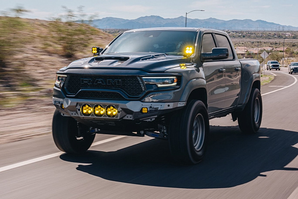 Фото дисков Brixton Forged BX03-M Сатиновый графит на Ram 1500 V