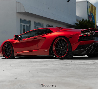 Фото дисков Anrky S3-X5 на Lamborghini Aventador