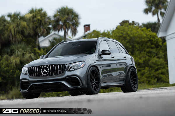 Фото дисков BC Forged EH173 Черный матовый на Mercedes-Benz GLC (X253, C253)